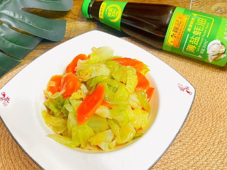 轻食素炒圆白菜的做法