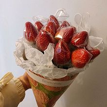 冰淇淋草莓花束