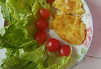 鸡蛋米饭饼的做法
