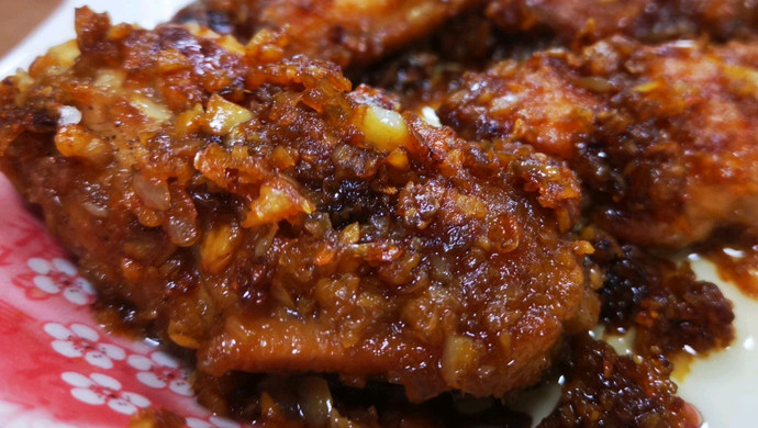 蒜香黄油鸡翅
