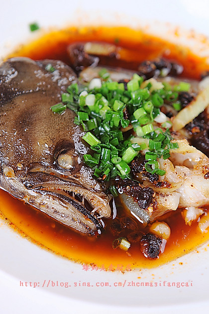 辣豆豉蒸雅片鱼头的做法