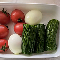 减脂沙拉：红黄绿营养素的做法图解1