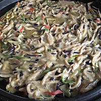 茄子辣椒鸡蛋饼的做法图解8