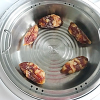杂粮腊肠饭的做法图解5