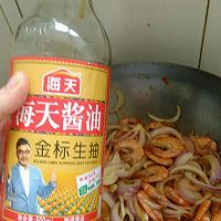 洋葱炒大虾的做法图解5