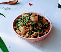 虾仁青菜豉油饭的做法