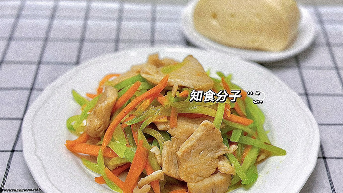 莴笋炒鸡胸肉