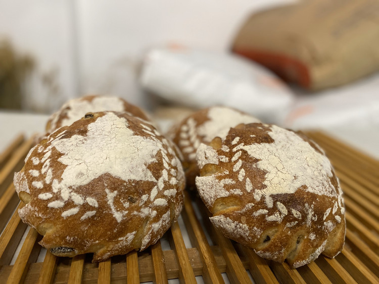 川椒鲜菌欧包的做法