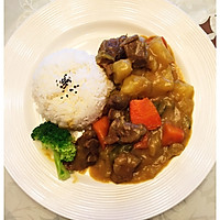 咖喱牛肉饭的做法图解3