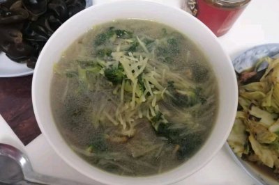 荠荠菜土豆丝汤