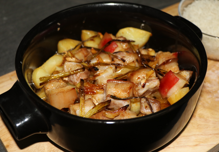 一盘土豆炖五花肉，让活力回来！法帅蒸汽烤箱版的做法