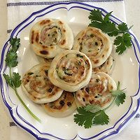 腌肉小饼＋#给老爸做道菜#的做法图解7