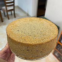 黑芝麻蛋糕（8寸）的做法图解5