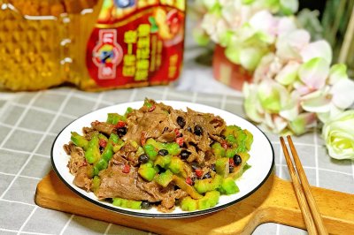 金牌豉汁凉瓜炒牛肉