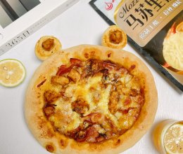 #2022烘焙料理大赛安佳披萨组复赛#鸡肉披萨的做法