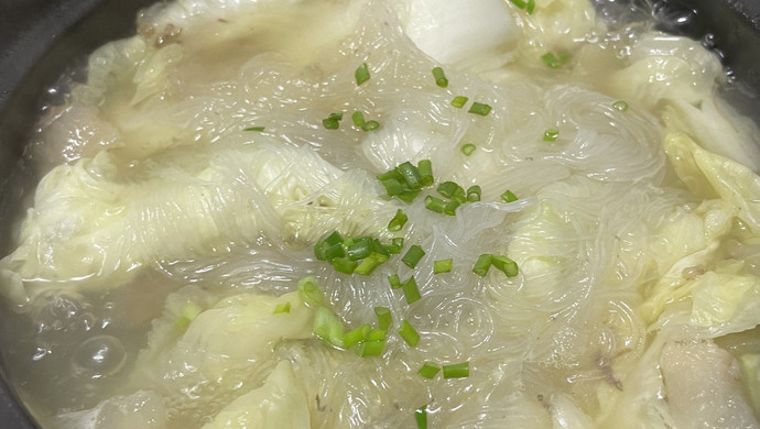 娃娃菜粉丝汤