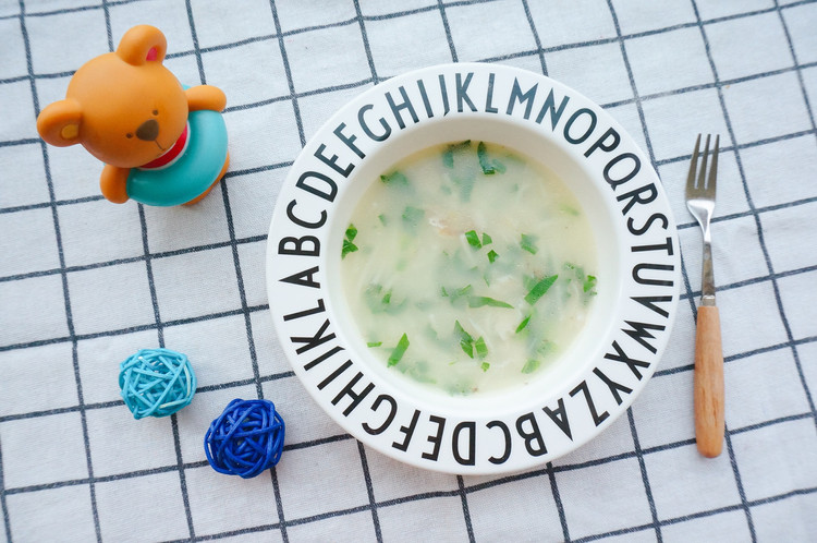 青菜鲫鱼汤面·辅食的做法