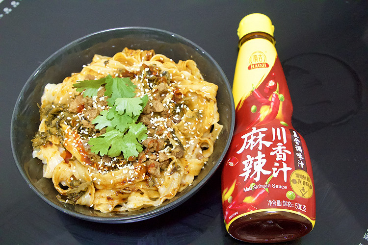 川香麻辣拌面的做法
