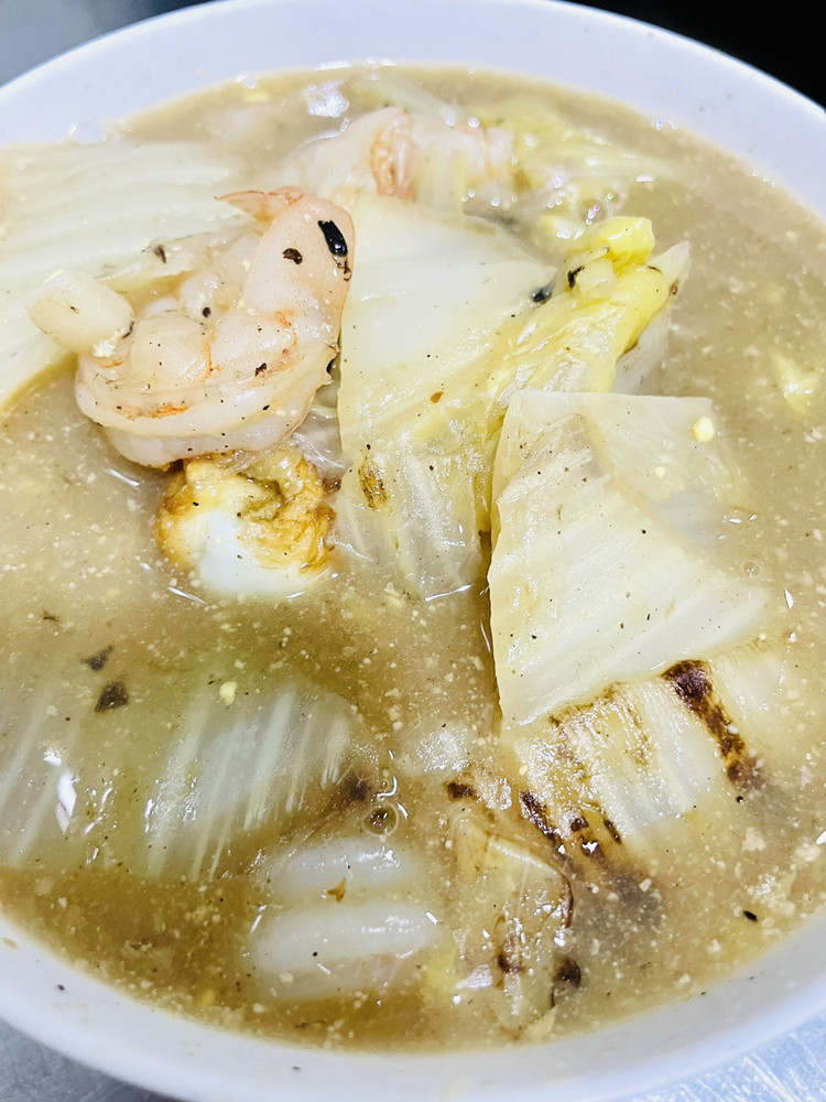 虾仁白菜汤的做法