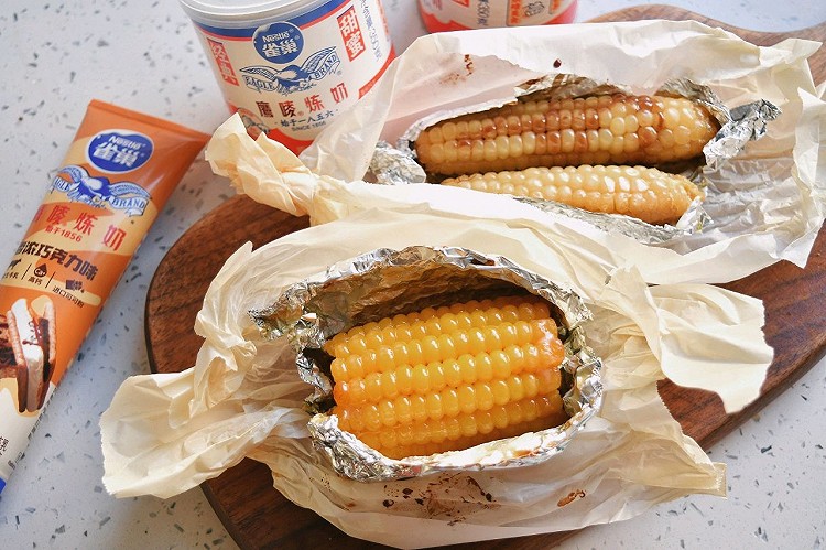 香甜炼乳黄油烤玉米的做法
