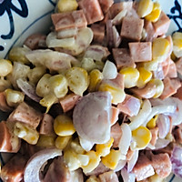 #秋天怎么吃# 沙拉玉米火腿欧包的做法图解8