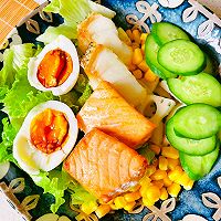 #丘比小能手料理课堂#丘比汁三文鱼蔬菜的做法图解11