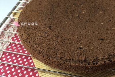 可可薄戚风蛋糕