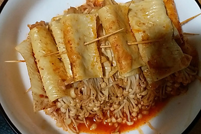 豆皮、金针菇（超级简单版）