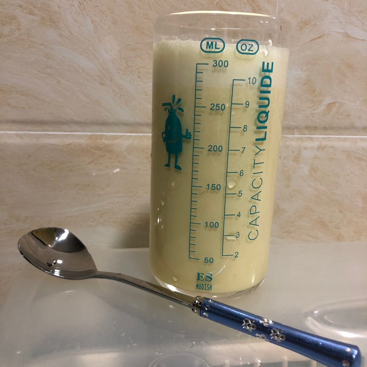 Milk and corn juice