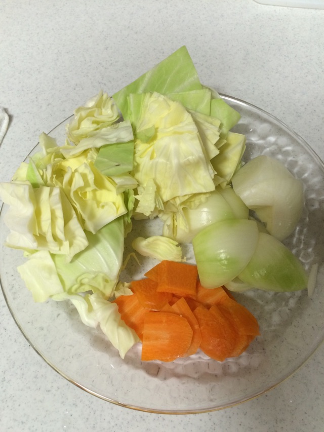 日式炒乌冬面（焼うどん）的做法图解2