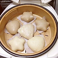 【奶香星星馒头】———草莓味#巧克力味#的做法图解11