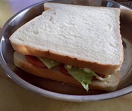 简单易做的三明治早餐的做法