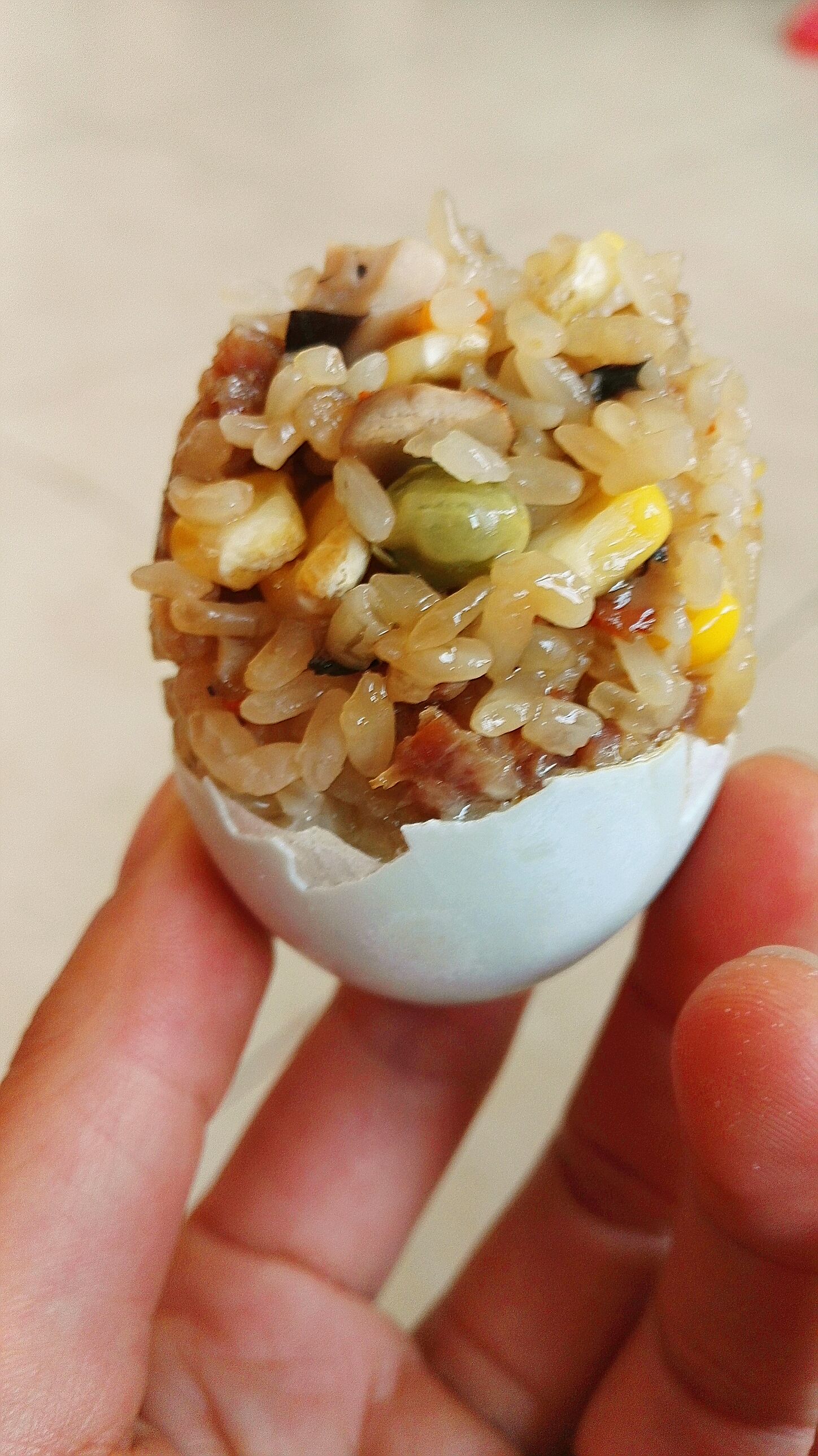 Jinhua pure meat and earth sausage, glutinous rice and egg