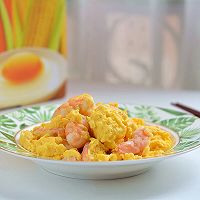 #2021创意料理组——创意“食”光#香嫩嫩的虾仁滑蛋的做法图解11