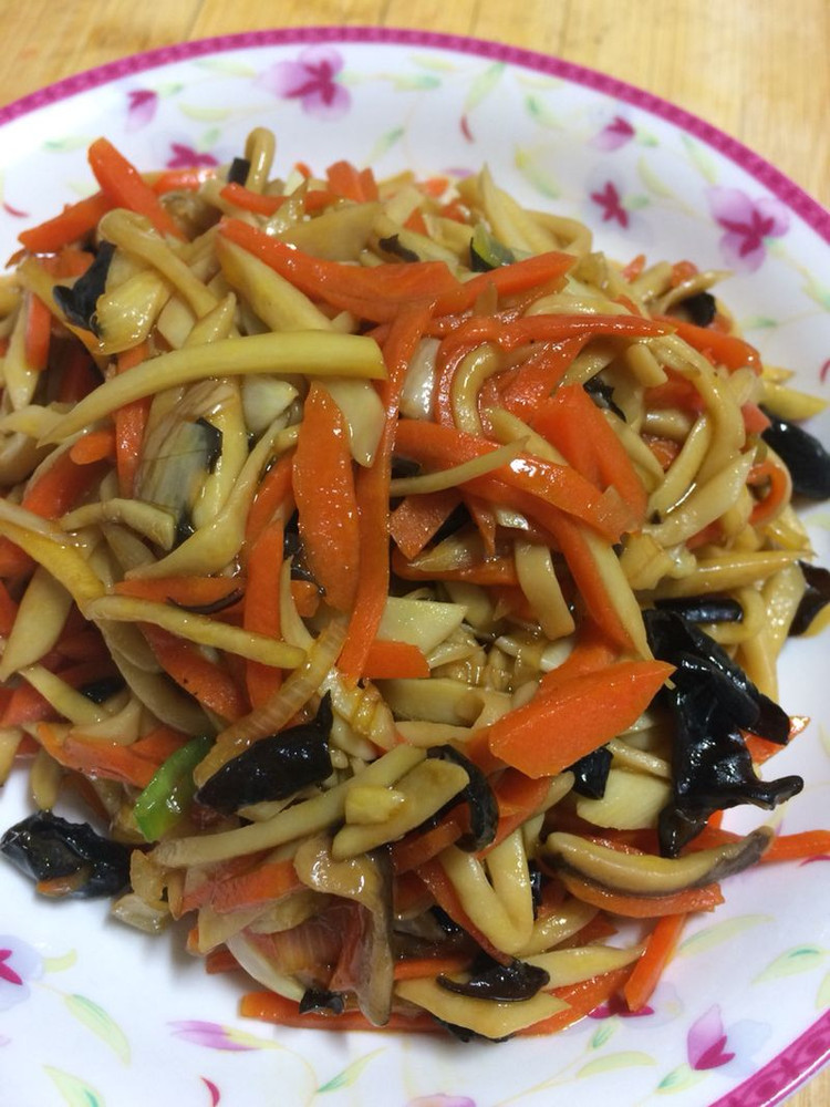 鱼香肉丝素炒的做法