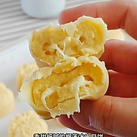 5天不变硬，香甜软糯拉丝的榴莲冰皮月饼的做法图解32