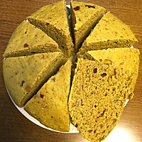 坚果蔓延莓南瓜发糕的做法图解11