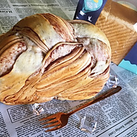 大理石纹豆沙吐司的做法图解14