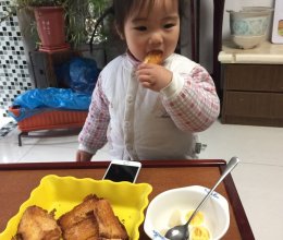 黄油甜面包条的做法