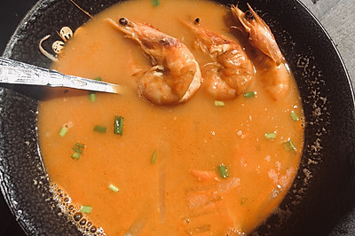 鲜虾蟹肉汤