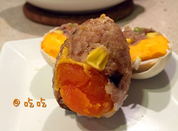 糯米咸鸭蛋——吃吃的做法