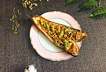 ㊙️茄子这样吃会上瘾--芝士蒜蓉烤茄子的做法