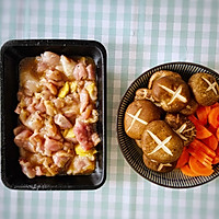 煎香菇黑胡椒鸡肉的做法图解1