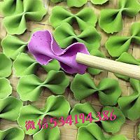 红心火龙果蝴蝶面的做法图解6