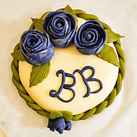 #520，美食撩动TA的心！#蓝色妖姬馒头蛋糕的做法图解17