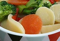 杂蔬南瓜年糕汤的做法