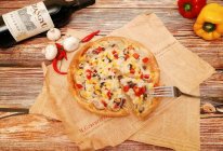 #新年开运菜，好事自然来#黑椒牛肉披萨(8寸盘)的做法