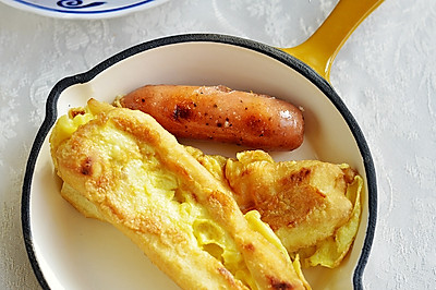 独特家乡风味鸡蛋灌油条——我的早餐套餐