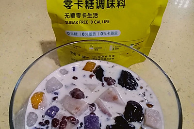 无糖也甜蜜的芋圆烧仙草