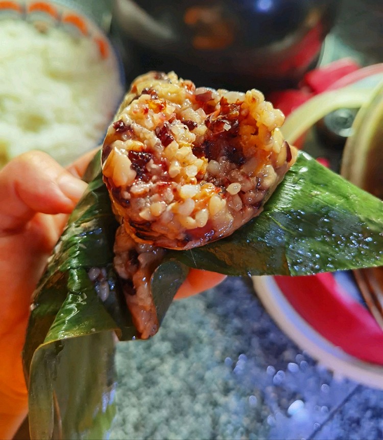 杂粮黑胡椒鸡肉粽（咸味）的做法